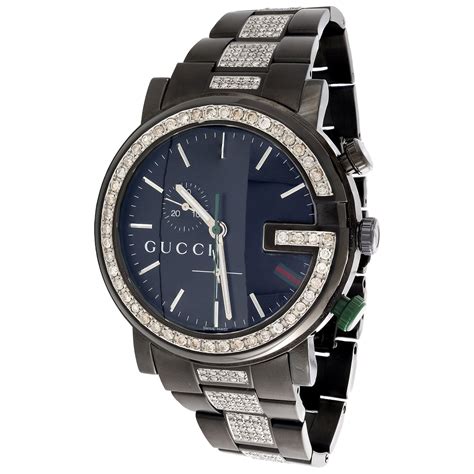 men's gucci watch with diamonds|gucci men watches clearance.